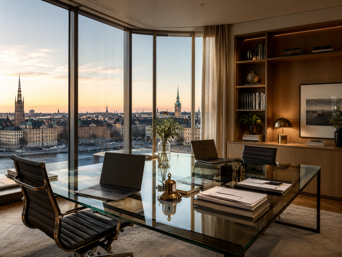 Ljust kontor i Stockholm som signalerar transparens och oberoende